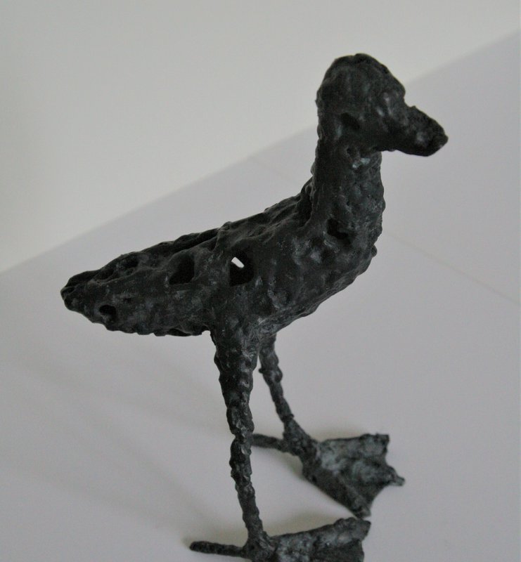 Foto 1: Vogel in brons